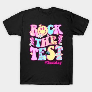 Test Day Rock The Test Teacher Testing Day T-Shirt